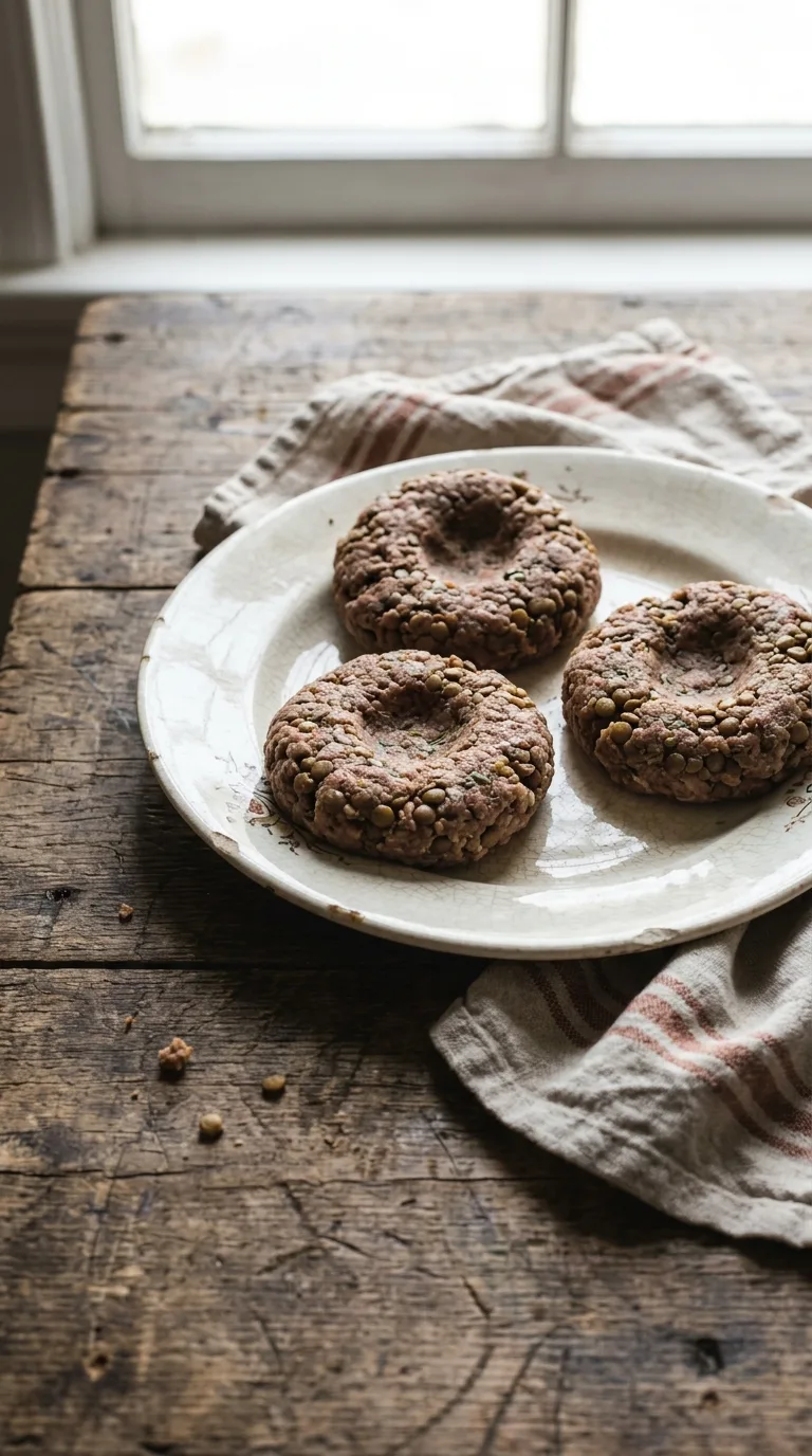 Beef Burgers with Lentils: Protein-Packed Halal Patties – step 3: Shape the patties
