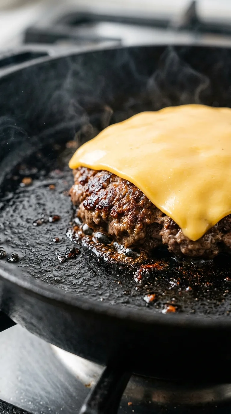 Gordon Ramsay Burger Patty: Halal Beef Burger – step 5: Sear the beef