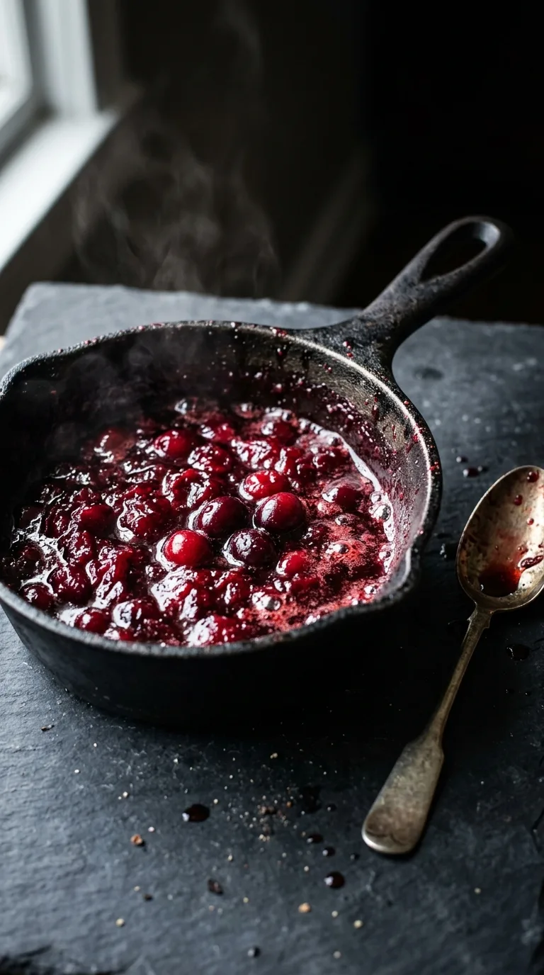 Cajun Turkey Breast with Cranberry Glaze: Spiced American Roast – step 5: Simmer the glaze
