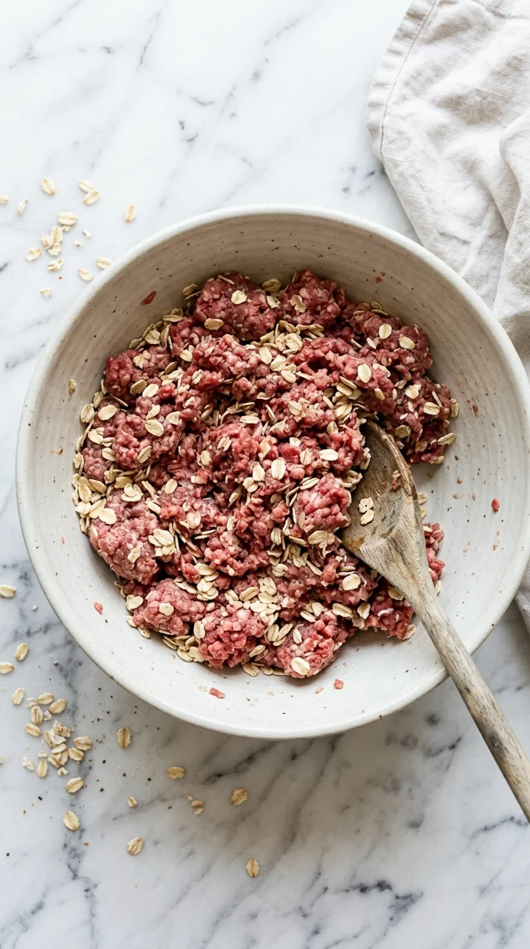Beef Burgers with Oatmeal: Halal Beef Patties – step 3: Shape the patties