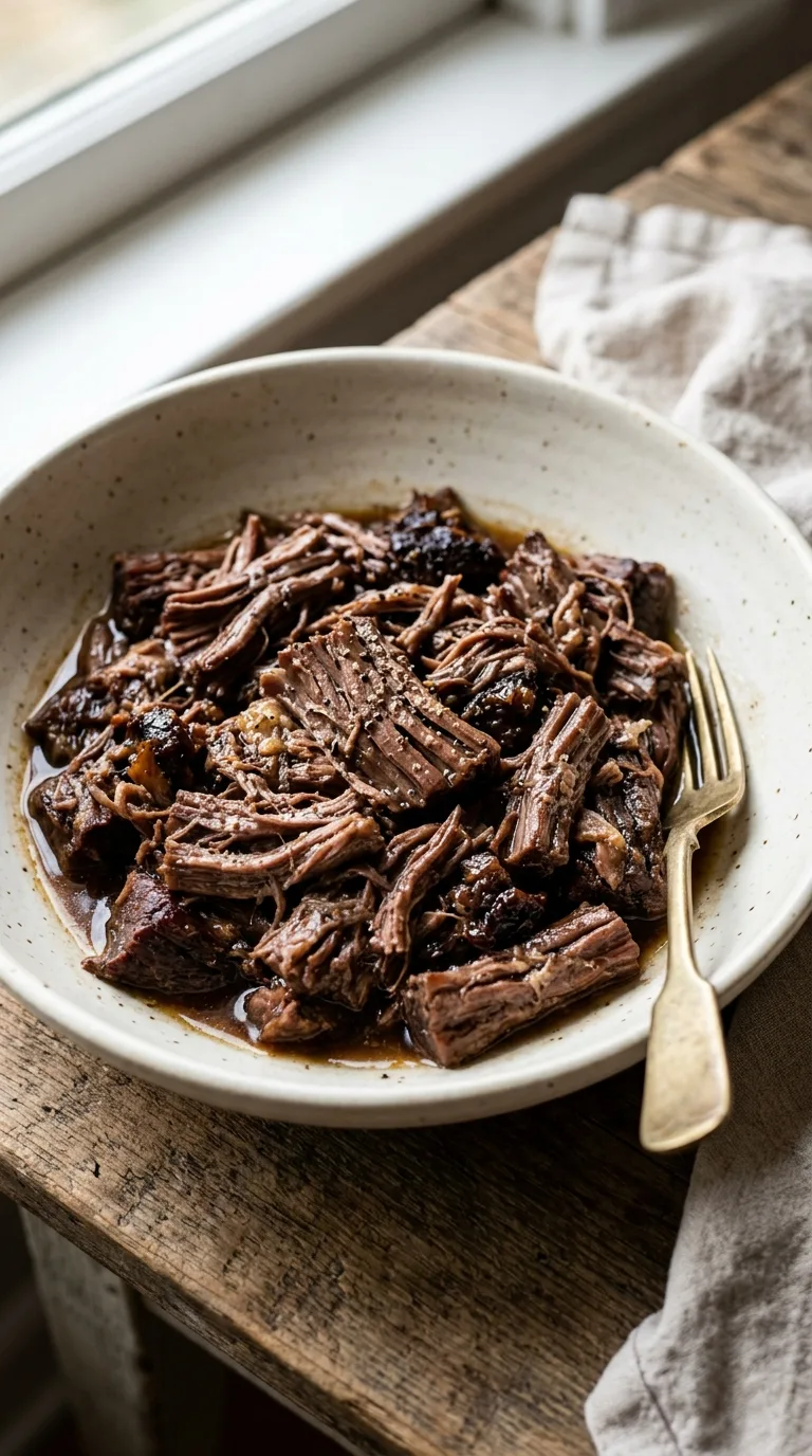 Beef Short Rib Quesadilla: Mexican Braised Beef Melts – step 4: Shred the meat