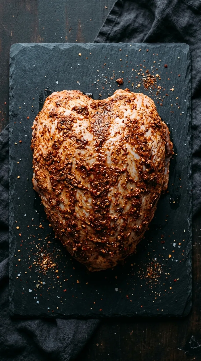 Cajun Turkey Breast with Cranberry Glaze: Spiced American Roast – step 3: Apply the rub
