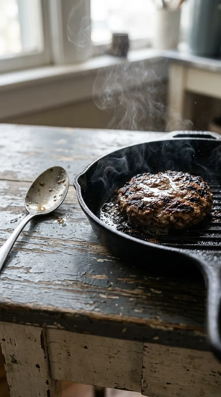 Quarter Pounder: American Beef Burger – step 4: Sear the first side