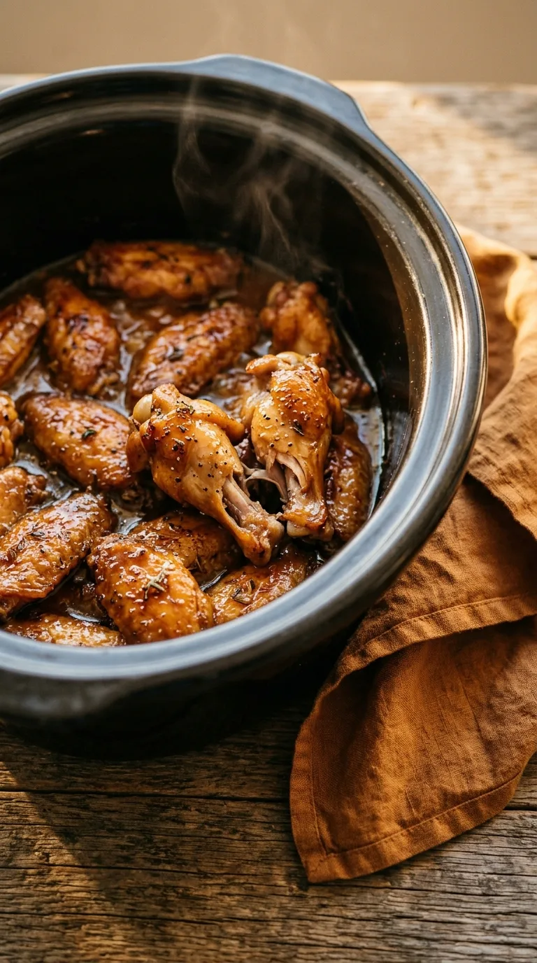 Buffalo Wings: American Slow Cooked Chicken – step 4: Slow cook the meat