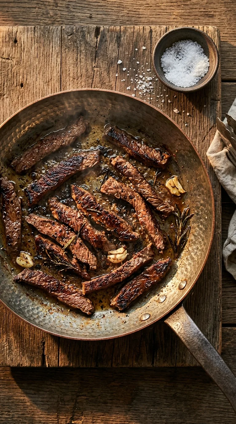 Steak Strips Pasta: Halal Beef and Parmesan Cream – step 1: Prepare the steak