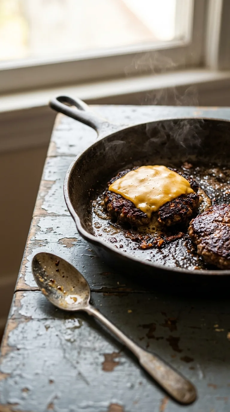 Beef Burgers: Homemade American Patties – step 5: Sear and flip