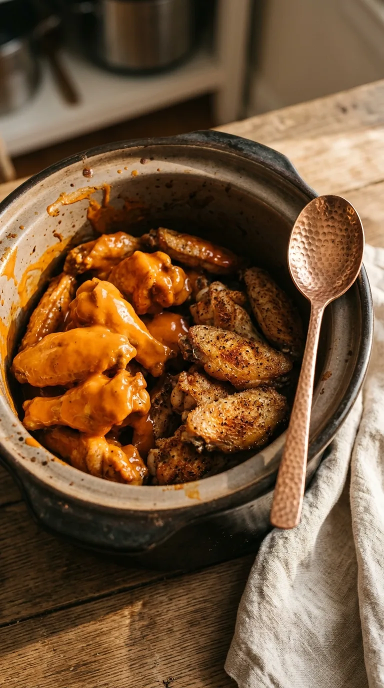 Buffalo Wings: American Slow Cooked Chicken – step 1: Prepare the wings