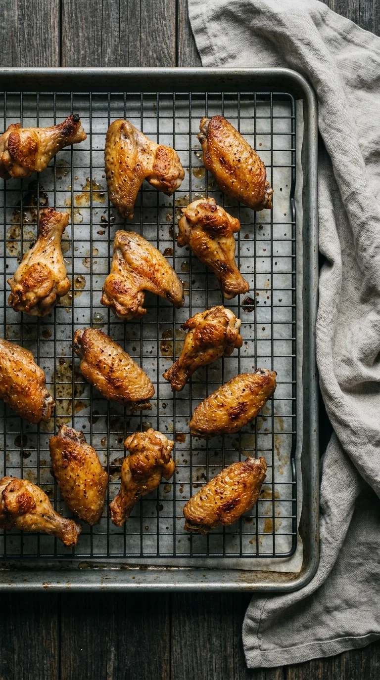 Oven Baked Chicken Wings: Crispy American Appetiser – step 6: Apply the glaze