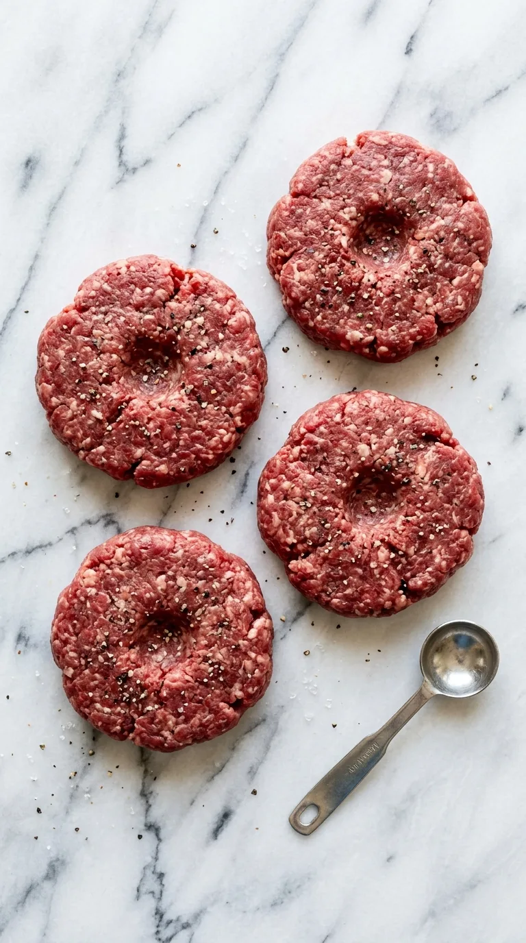 Hamburger: American Beef Burger – step 1: Mix the beef