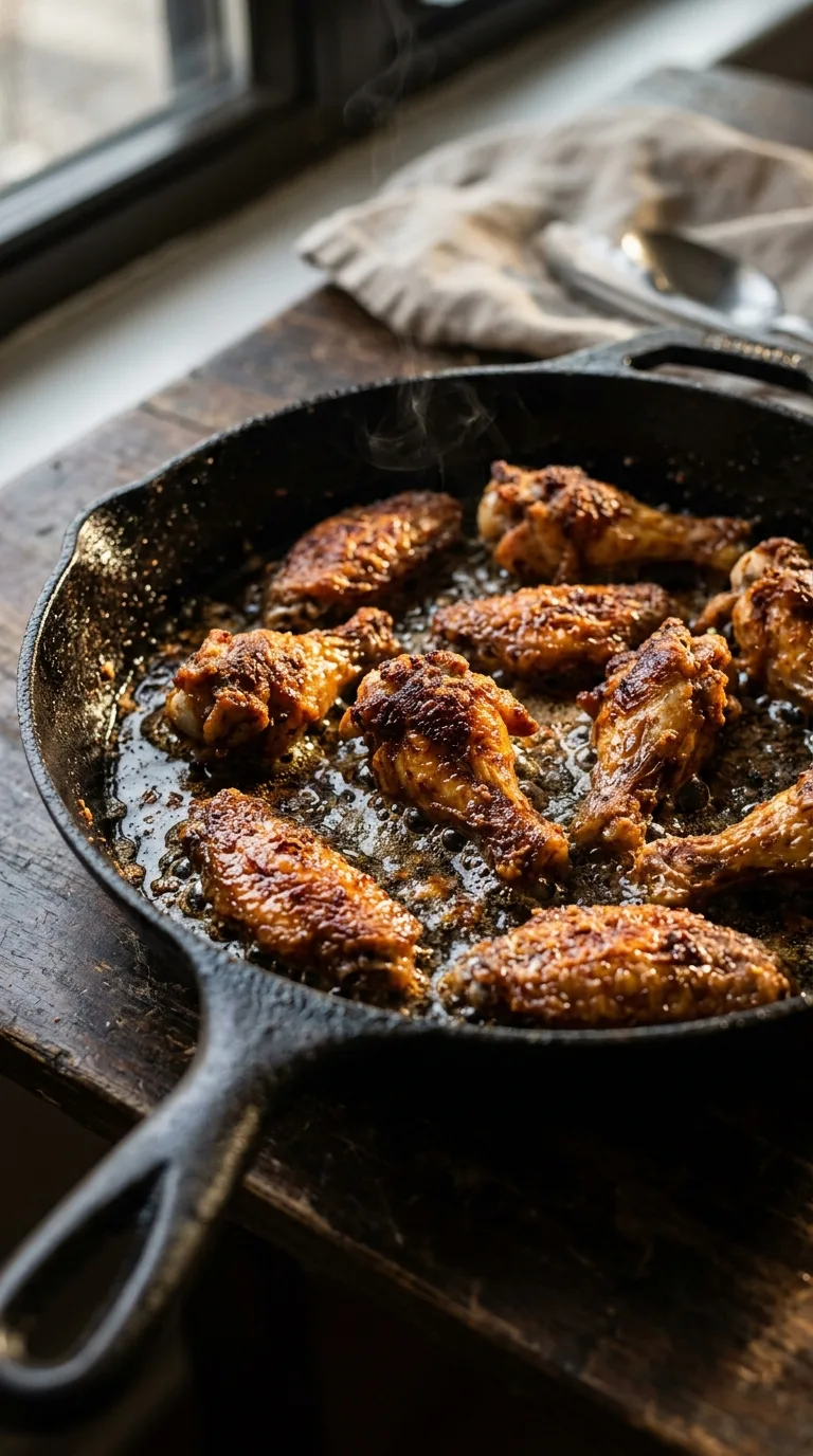 Fried Chicken Wings: Crispy American Appetiser – step 6: Season and glaze