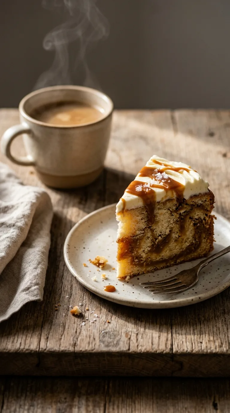 Salted Caramel Vanilla Cake: American Layer Cake – step 6: Assemble and chill