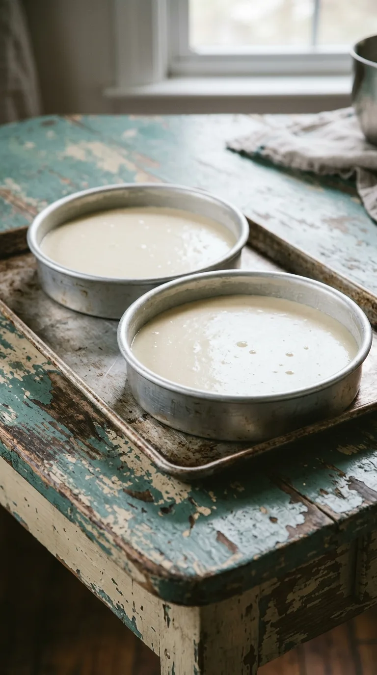 Vegan Salted Caramel Cake: Dairy-Free Layer Cake – step 5: Bake the cakes