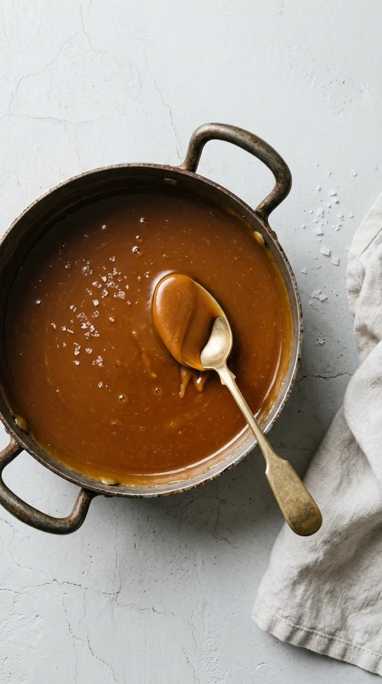 Salted Caramel Yogurt Cake: Sweet Marbled Dessert – step 2: Cook the caramel