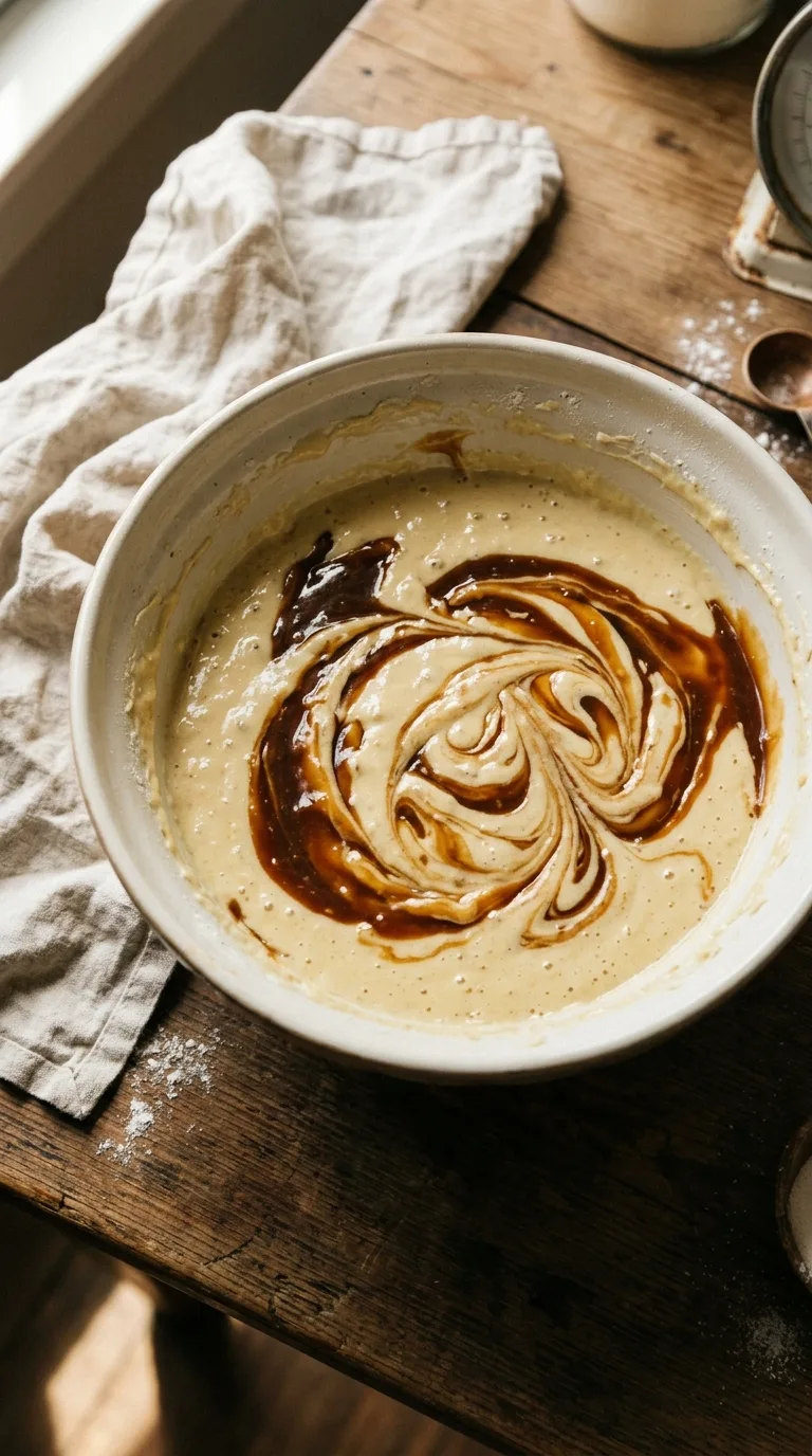 Salted Caramel Yogurt Cake: Sweet Marbled Dessert – step 4: Mix wet ingredients