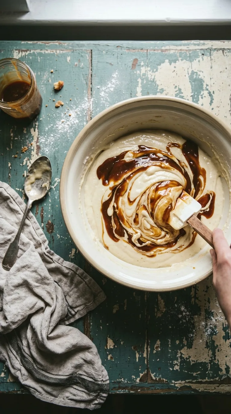 Vegan Salted Caramel Cake: Dairy-Free Layer Cake – step 4: Combine the batter