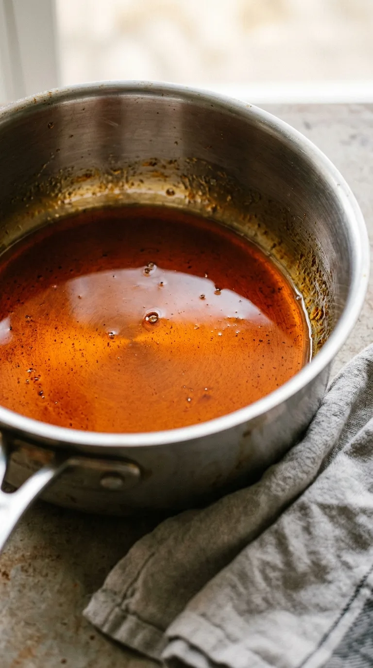 Spiced Caramel Sauce: Sweet and Warm Dessert Topping – step 2: Melt the sugar