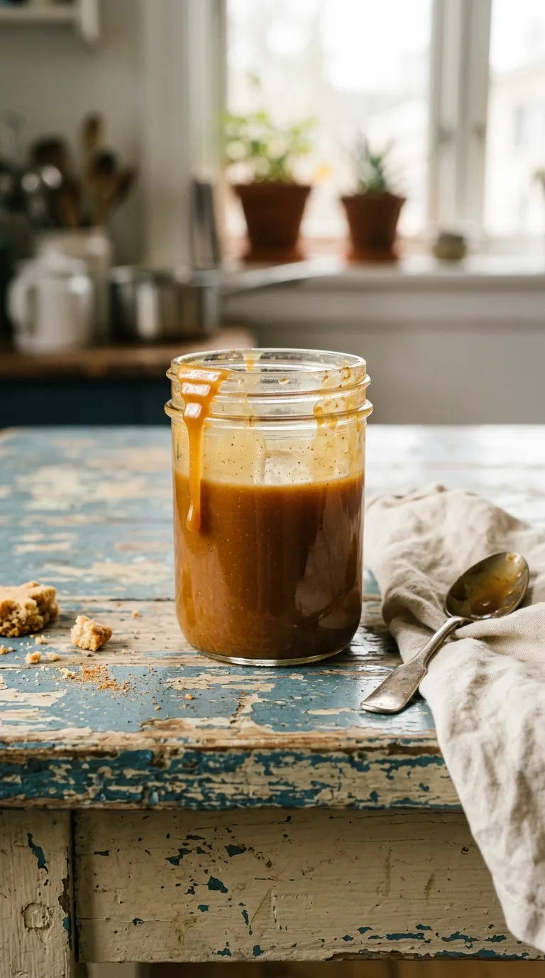 Spiced Caramel Sauce: Sweet and Warm Dessert Topping – step 6: Thicken the sauce