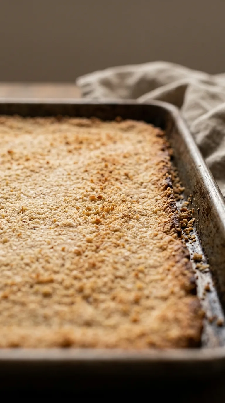 Caramel Slice: Butter Crust Dessert with Chocolate – step 4: Bake the crust