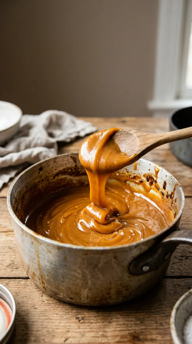 Caramel Slice: Butter Crust Dessert with Chocolate – step 5: Cook the caramel