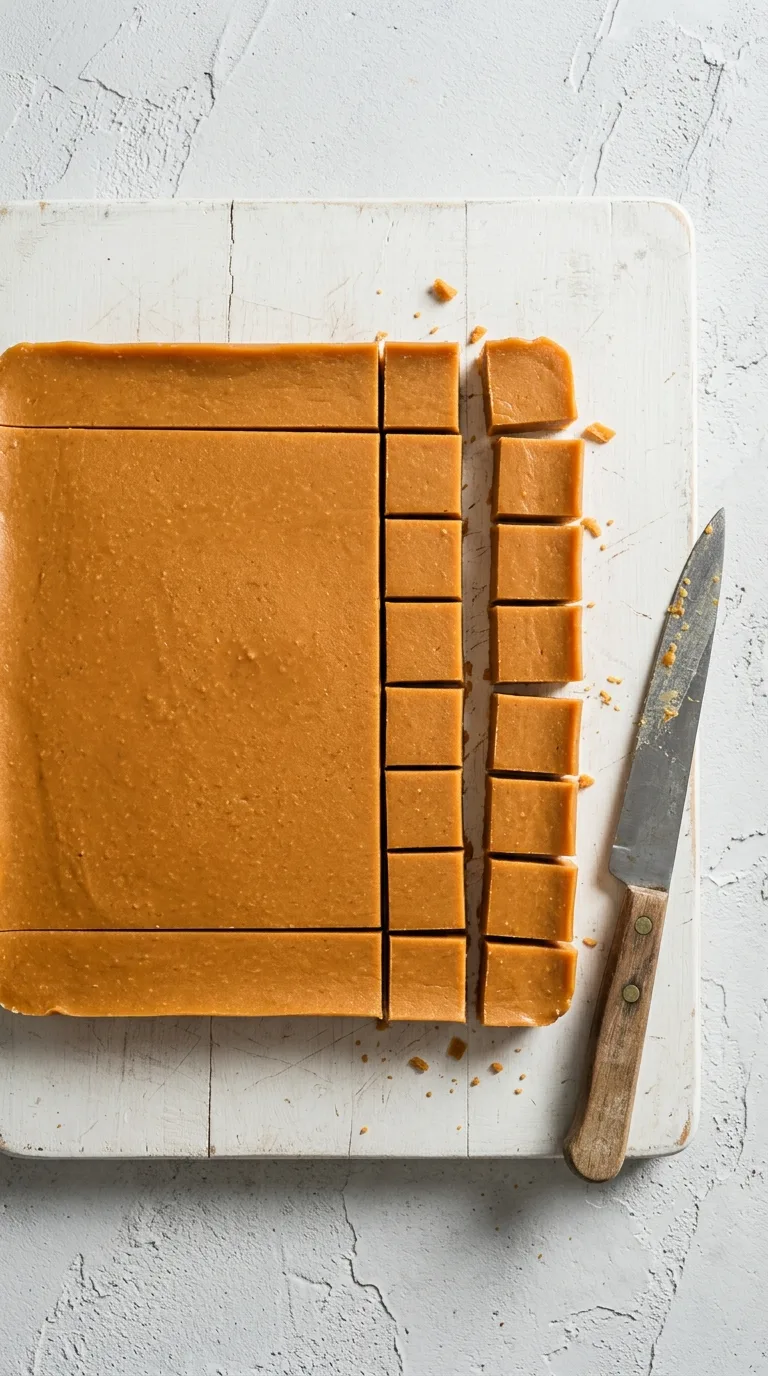 Pumpkin Spice Caramel Candy Bars: Buttery Seasonal Treats – step 7: Cut and wrap