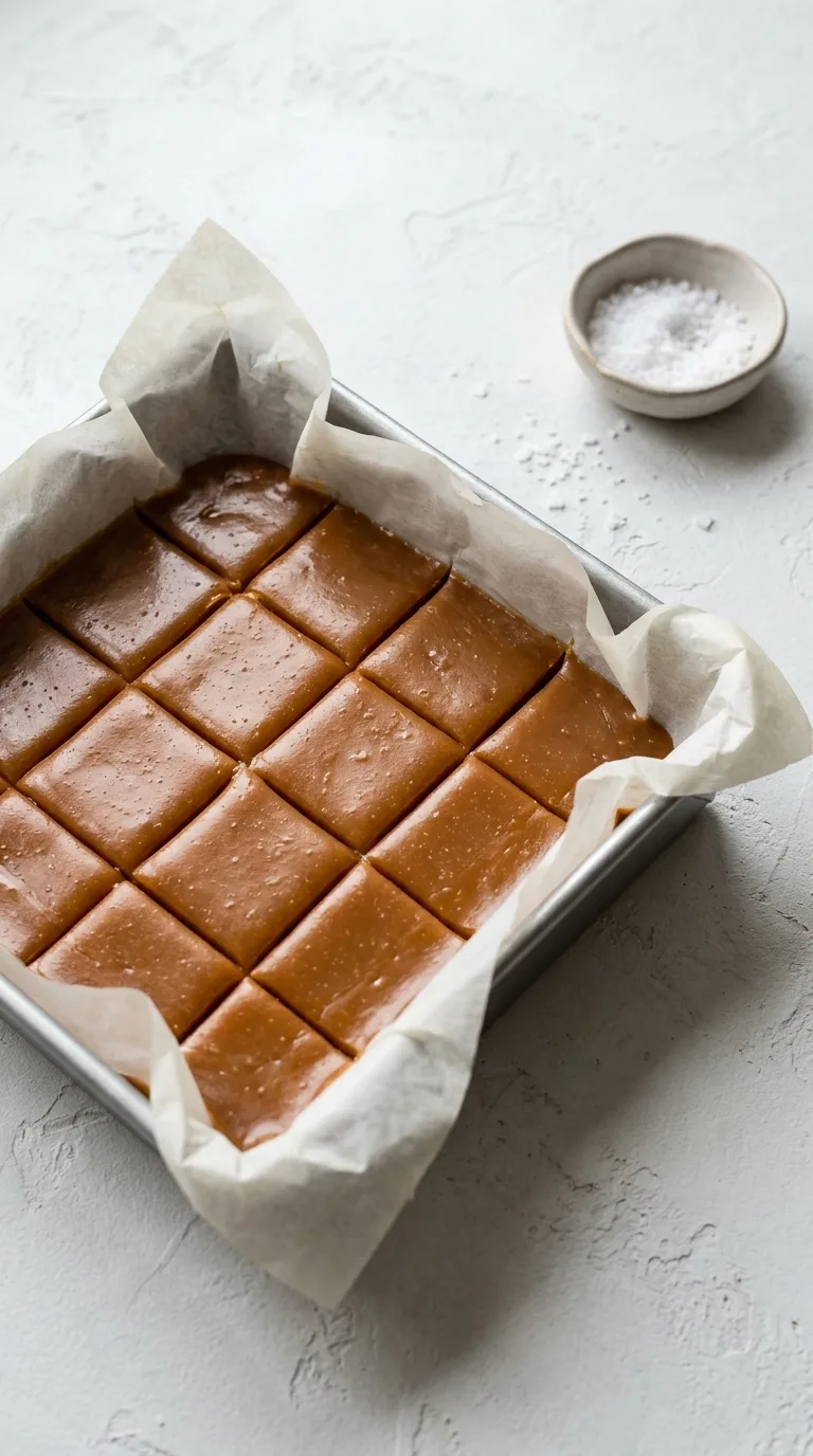 Spiced Caramel Candy: Buttery Sweets with Hot Salt and Cayenne – step 8: Cut the squares