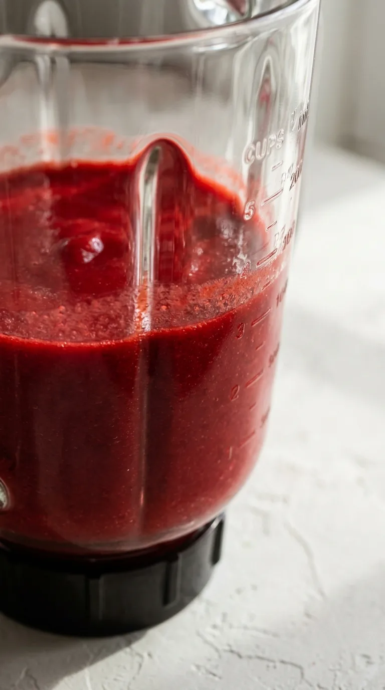 Strawberry Zephyr: Airy Strawberry Meringue Treat – step 1: Prepare strawberry puree