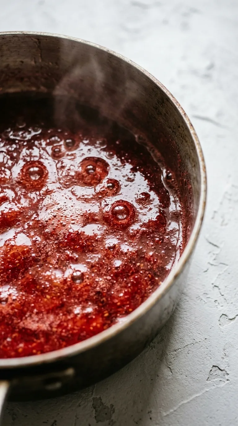 Strawberry Zephyr: Airy Strawberry Meringue Treat – step 3: Activate the agar
