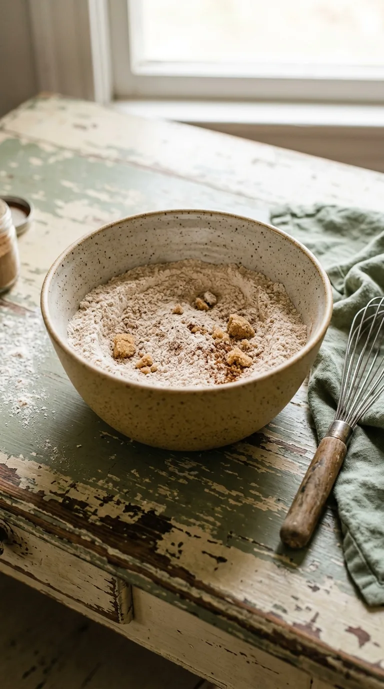 Vegan Apple Cake: Moist and Fluffy Cake – step 2: Mix dry ingredients