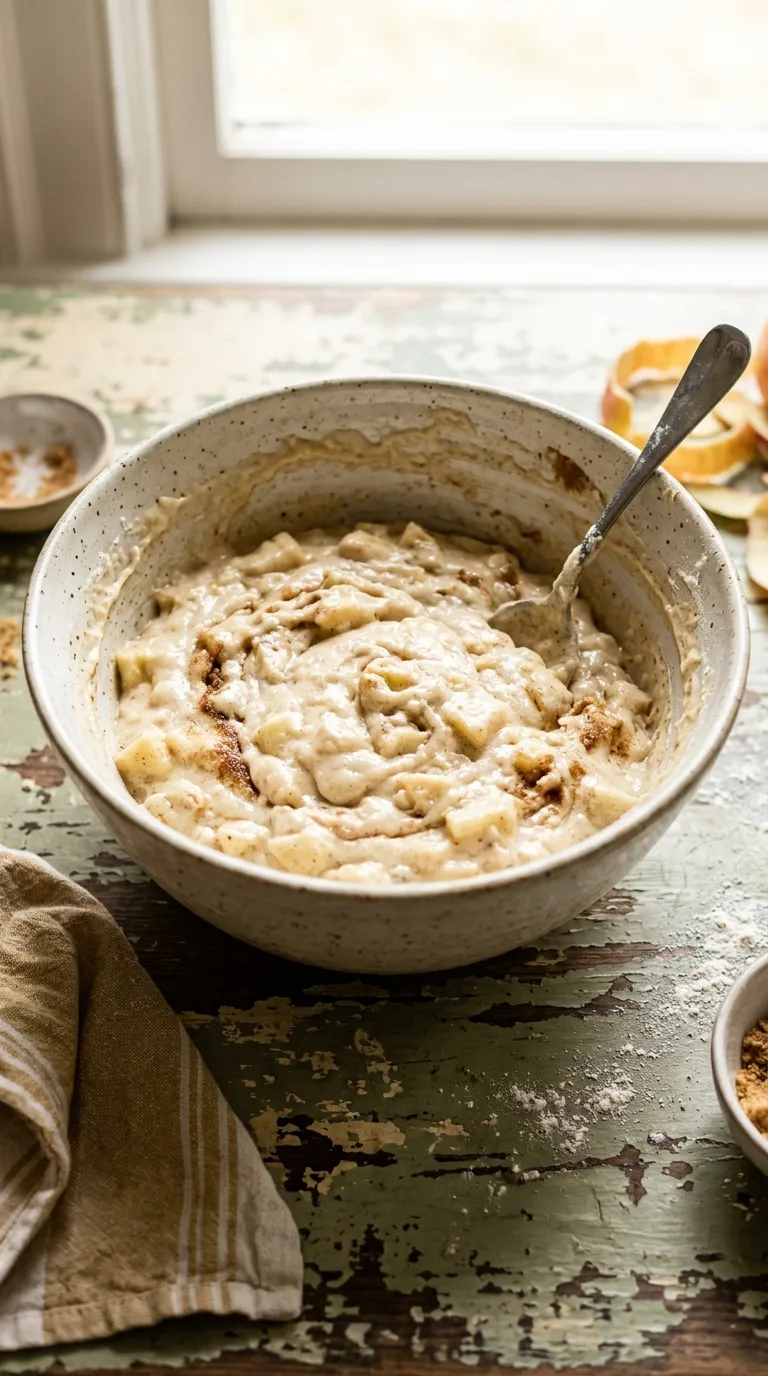 Vegan Apple Cake: Moist and Fluffy Cake – step 4: Create the batter