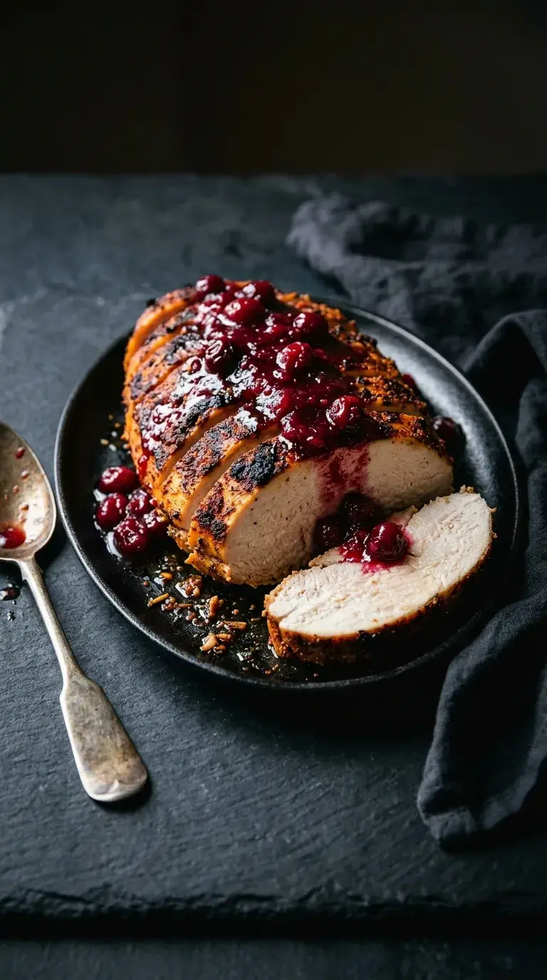 Cajun Turkey Breast with Cranberry Glaze: Spiced American Roast