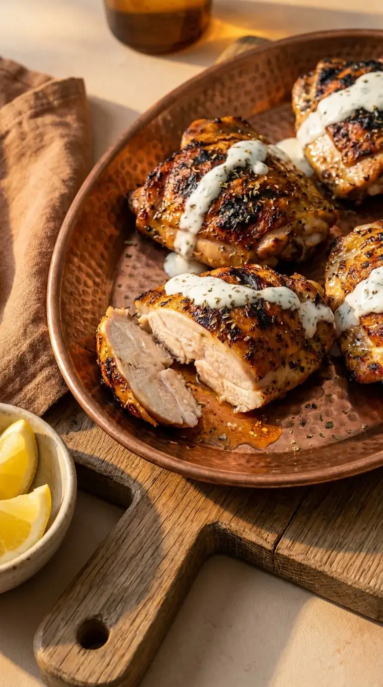 Greek BBQ Chicken Thighs: Grilled Mediterranean Poultry