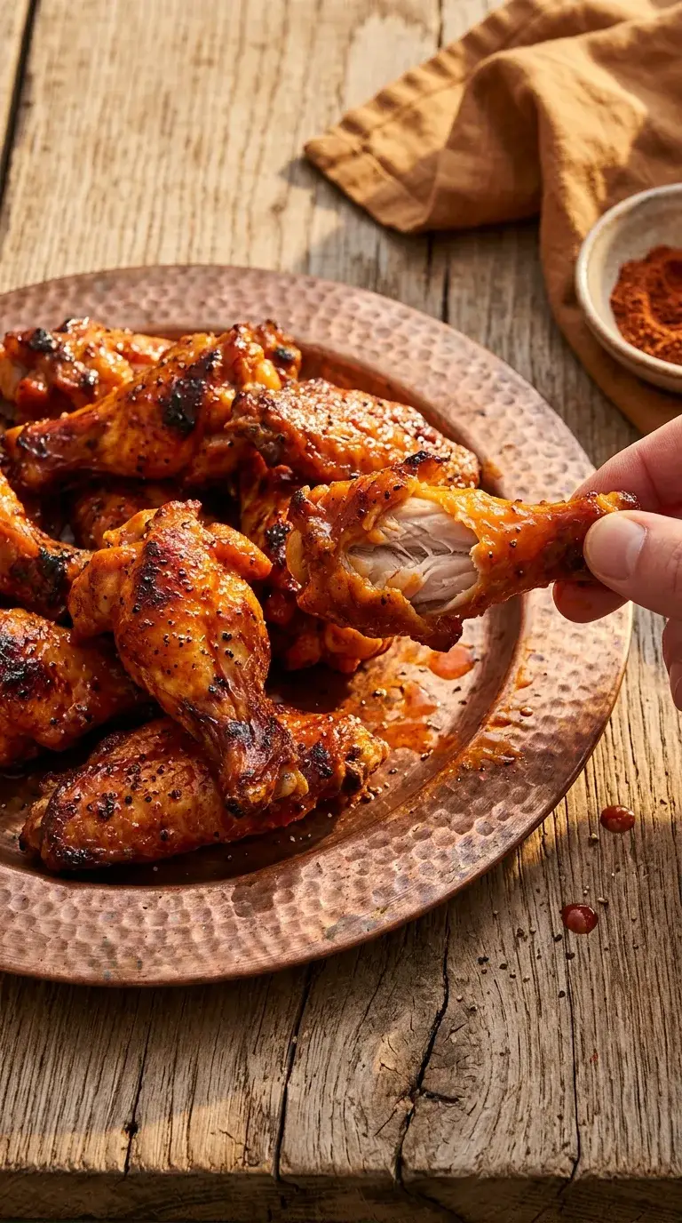 Buffalo Wings: American Slow Cooked Chicken