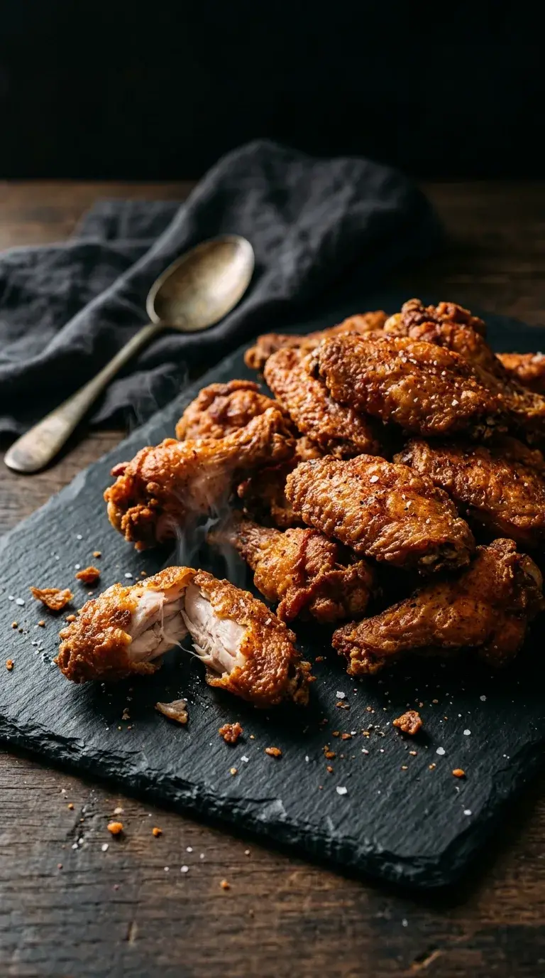 Fried Chicken Wings: Crispy American Appetiser