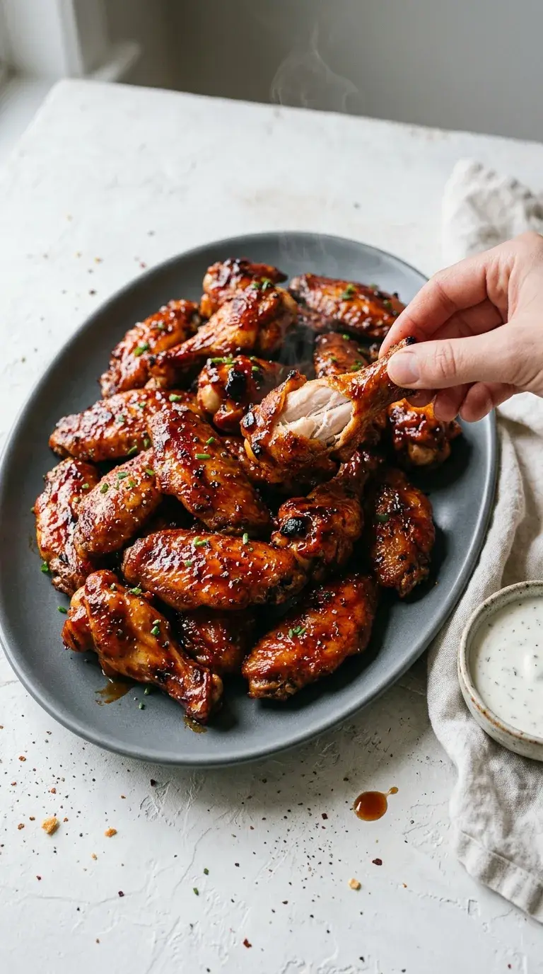BBQ Chicken Wings: Oven-Baked Crispy Wings