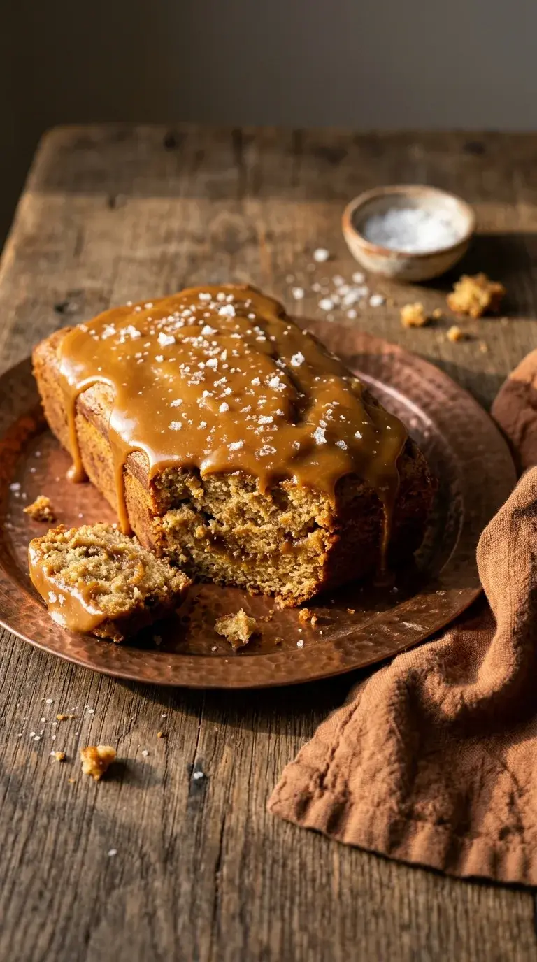 Salted Caramel Gluten-Free Cake: Buttery Dessert with Caramel