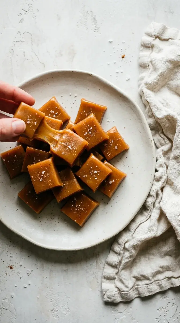 Spiced Caramel Candy: Buttery Sweets with Hot Salt and Cayenne
