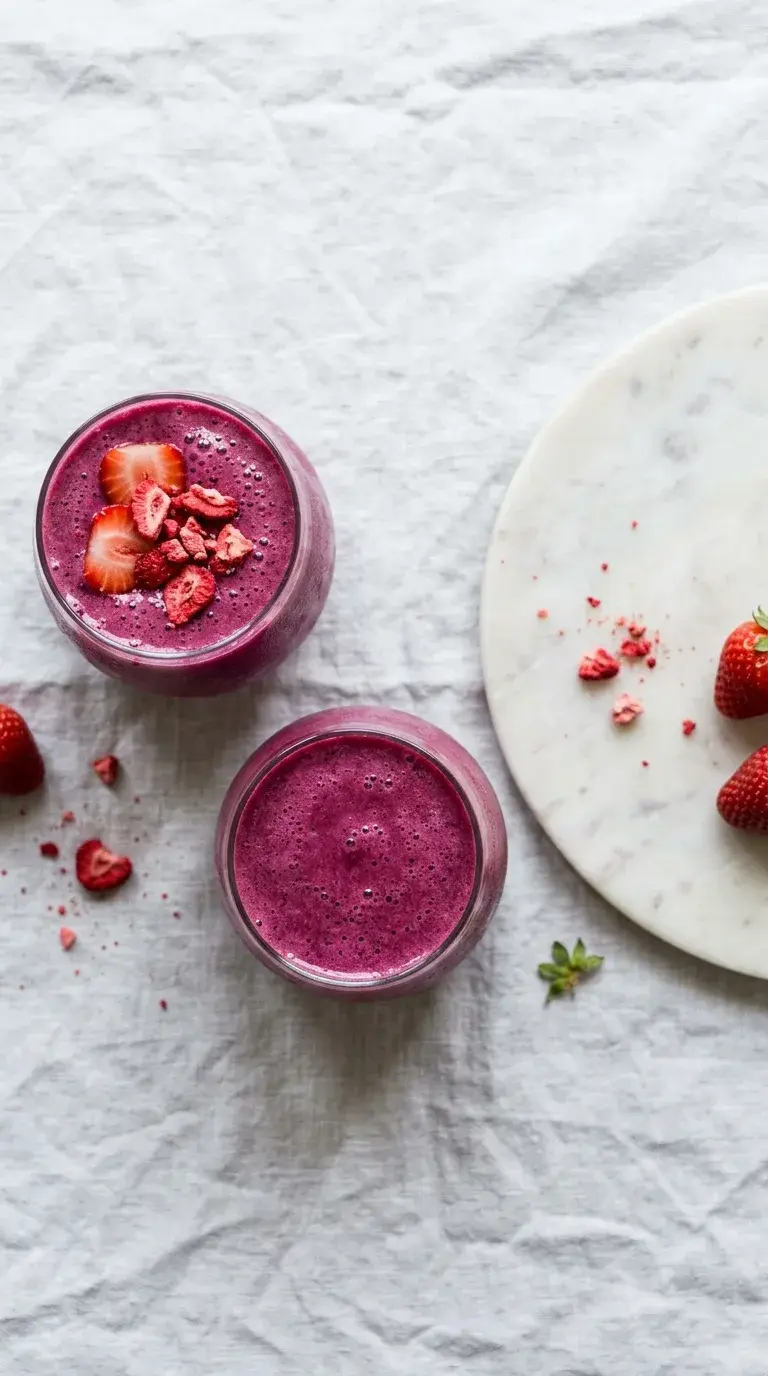 Strawberry Acai Smoothie: Vibrant Berry Blend