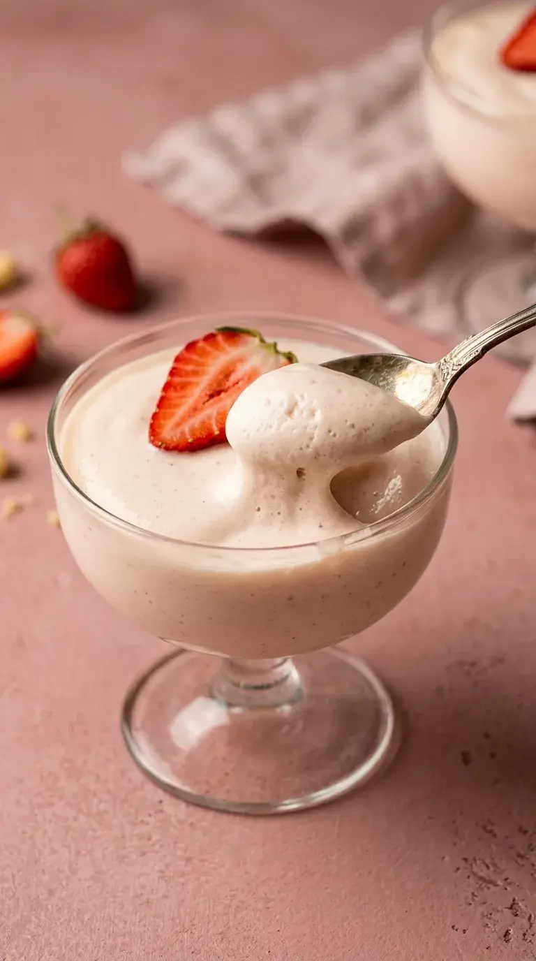 Strawberry Zabaglione: Italian Fruit Custard
