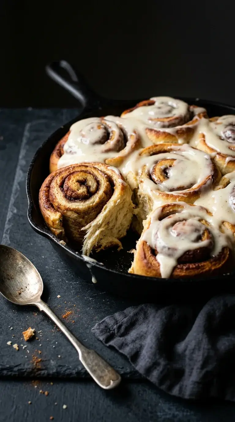 Vegan Sweet Rolls: Cinnamon-Cream Cheese Glazed Treats